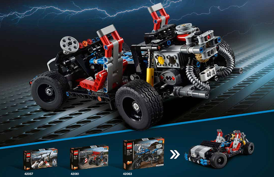 LEGO TECHNIC 40th Anniversary Car Chassis Build Bundle | 42057 42061 ...