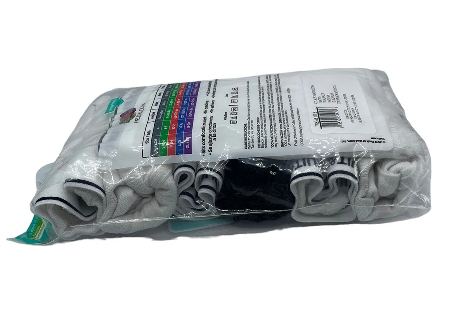 Calzoncillos Fruit of the Loom para niños negros/blancos/grises sin etiquetas talla S (6-8) PACK DE 7 Foto 4 de 4