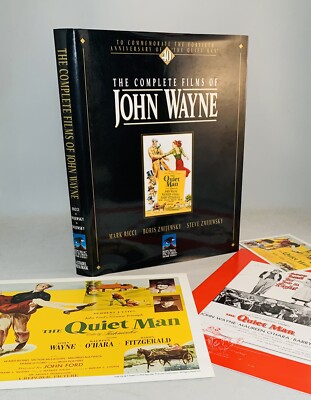 John Wayne-The Complete Films Of John Wayne-40th Anniversary-Book & More!-RARE!