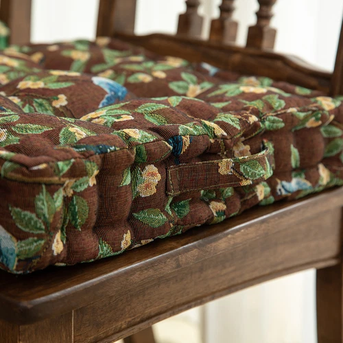 Soft Chair Pad Tufted Padded Booster Cushion Seat Pad Floor Backrest with Handle - Picture 29 of 71