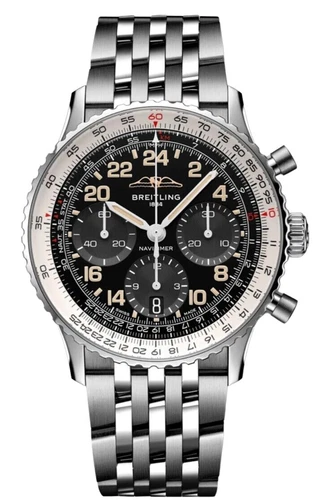 Breitling Navitimer B02 Chronograph 41 Cosmonaute - 41 mm, Stainless Steel, Platinum
