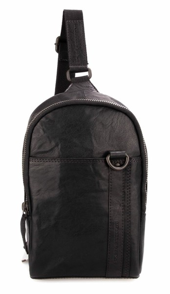 Spikes & Sparrow Authentic Slingbag Tasche UmhäNgetasche Black Schwarz-image