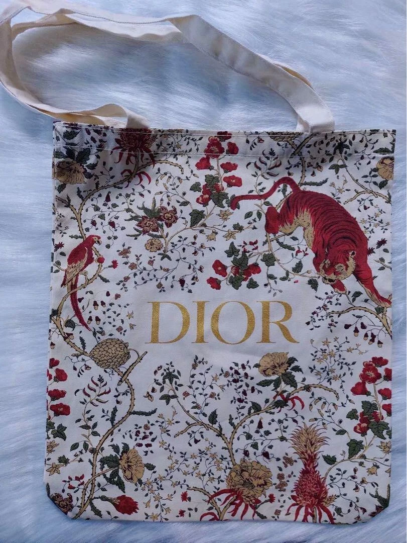 Sac fourre tout Christian Dior nouveauté limitée tigre toile cadeau nouveauté 36 x 32 cm