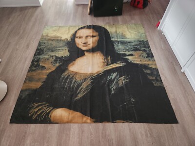 Mona Lisa painting fabric Shower Curtain