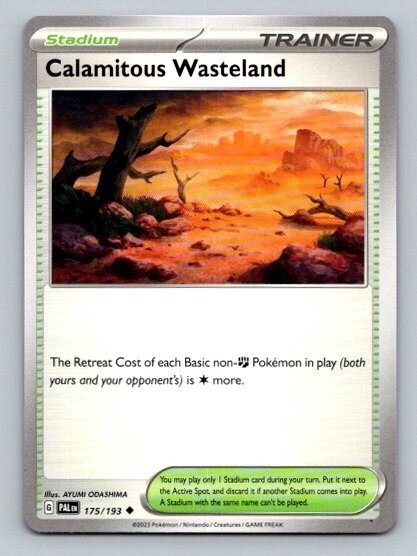2023 Pokemon Card Paldea Evolved Calamitous Wasteland 175/193