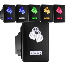 BEER Symbol - LED Backlit Push Button - Direct Replacement (Fit: TOYOTA)