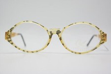 Vintage Glasses Christian Lacroix 7327 70 Brown Gold Oval Glasses Frame