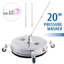 20IN Pressure Surface Cleaner Accessory for Power Washers Rated up to 4000 PSI