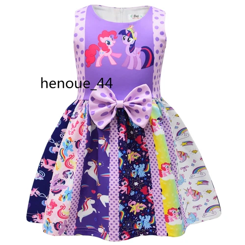 minnie stitch Cartoon Bowknot Dress Skirt Princess Party Birthday Fancy girl - Picture 19 of 69