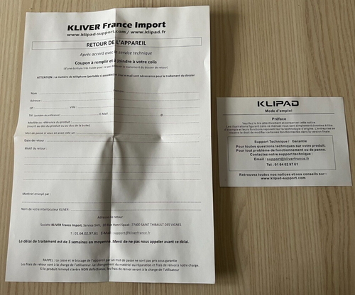 KLIPAD 2-in-1 Tablette Docking avec Clavier 8.95 Android Ordinateur For Parts - Photo 7/22