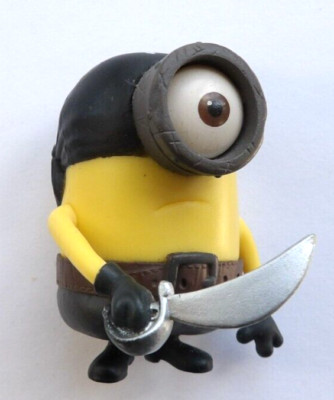 Thinkway Toys Minions '' Eye Matie Minion '' 5 cm Hartgummi beweglich