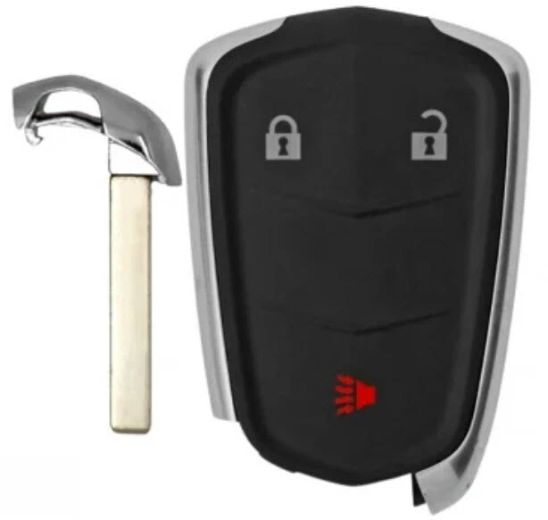 2 para 15-16 Cadillac SRX OEM 3B Control remoto inteligente Coche Llavero Entrada de llave HYQ2AB Foto 3 de 4