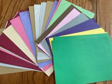 Creative Memories Journal Boxes Milestones Paper Mats SOLID COLOR Pattern 36 pc