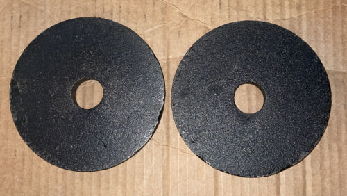 2 barras vintage de 2,5 libras Hofmann Industries placas de peso estándar 5 libras en total - Imagen 2 de 2