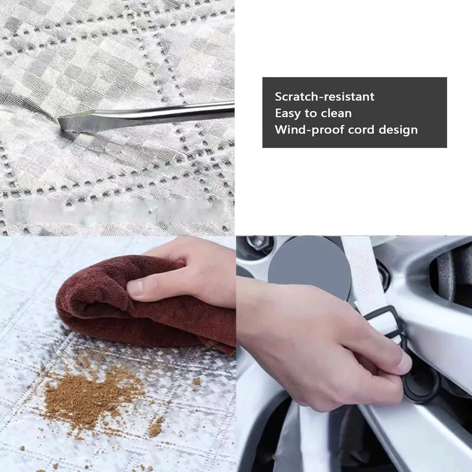 Mezza Telo Copriauto Antigrandine Compatibile Con Fiat Panda City Cross 2017-202 - Immagine 3 di 4