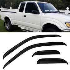 Fit 1995-2004 Toyota Tacoma Extended Cab Window Visors Sun Vent Rain Guard Shade