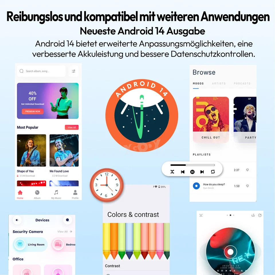 2025 Mini 5,5" Smartphone Android 14 Handy Ohne Vertrag 2*SIM Octa Core 4GB+16GB - Bild 2 von 4