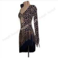 jz Handmade Women Samba Ballroom Swing Salsa Rumba Latin Dance Dress RHYTHM