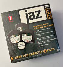 Iomega Jaz 2GB Disk 10597 Media 3-Pack NEW