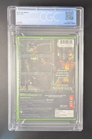 Enter the Matrix (Microsoft Xbox, 2003) Sealed Graded CGC 9.4 A
