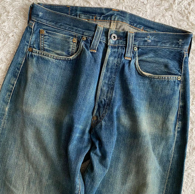 Levi's 20201-0020 20s Reissue 201 W33 Cinch Back Valencia USA 90s