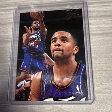 Fleer Flair 1995-96 Damon Stoudamire Rookie #220 Toronto Raptors Card. rookie card picture