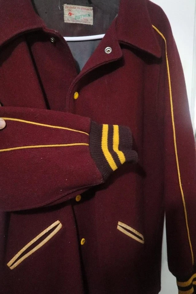 Chaqueta chaqueta de lana Butwin Letterman's vintage años 60 Foto 2 de 4