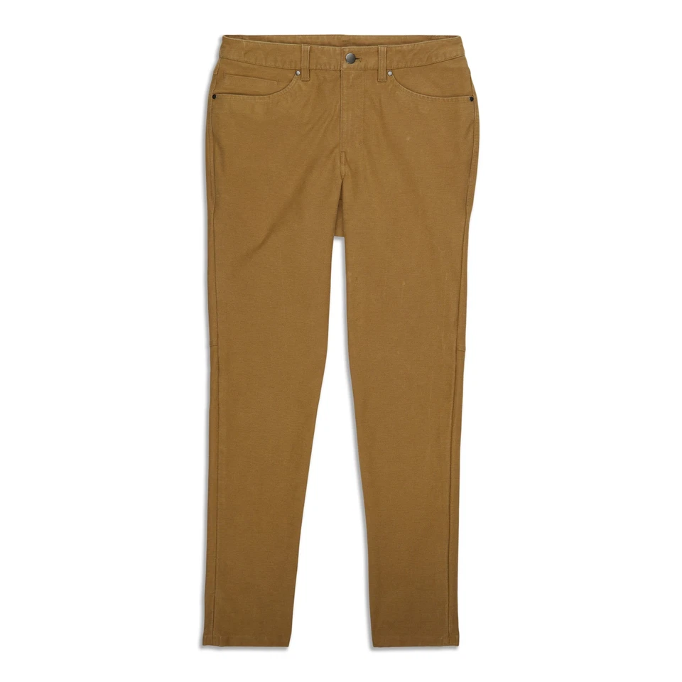 lululemon ABC Pant Slim Size 34 Burnt Caramel