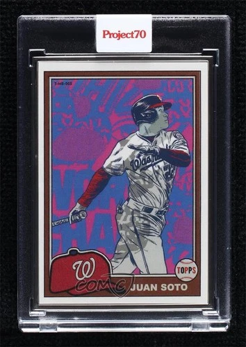 2021 Topps Project 70 Artist Proof Silver Frame /51 Juan Soto by Morning Breath
