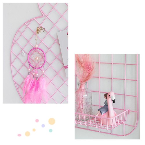  Kreatywna ściana fotograficzna Kute żelazo Siatka ananasowa Zrób to sam Ramka na zdjęcia Wisząca na ścianie - Zdjęcie 9 z 12