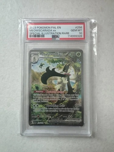 2023 POKEMON PAL EN-PALDEA EVOLVED #256 MEOWSCARADA EX PSA 10