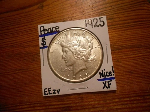 1925 Peace Type Silver Dollar XF BEAUTY!!!! PQ!!! NICE!!!!!