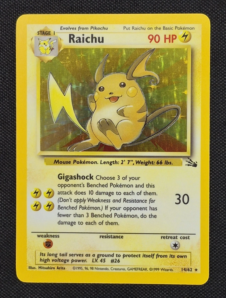 Raichu 14/62 Fossil for sale | eBay