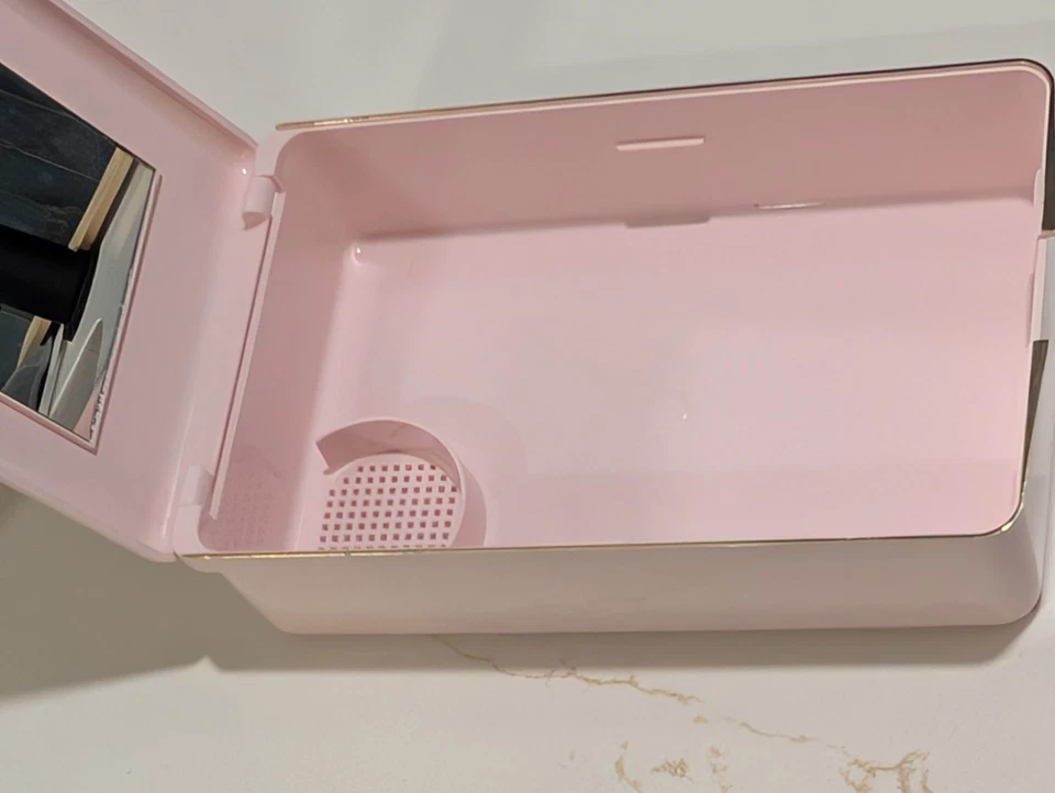 Mary Kay Rosa Todo en Uno Organizador Caja de Almacenamiento y Espejo #0770 (Sin Bandeja Elevable) Foto 4 de 4