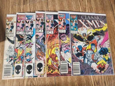 Classic X-Men 1 2 3 4 5 6 7 Art Adams Wolverine Cyclops Colossus Storm Marvel 1