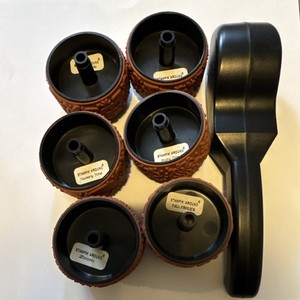 Stampin' Up! Stampin' Around Handle & 6 Roller Stamp Wheels Nursery Flowers