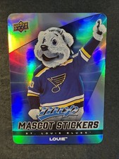 25-26 UD MVP Hockey Mascot Stickers M-23 Louie St. Louie Blues