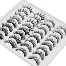 Pairs False Eyelashes Lashes 3D Faux Mink Wispy Natural Spiky Long Full Volume