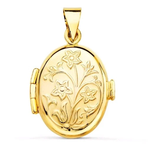 ANCIEN PENDENTIF PORTE Photo En Plaque Or EUR 18,90 - FR
