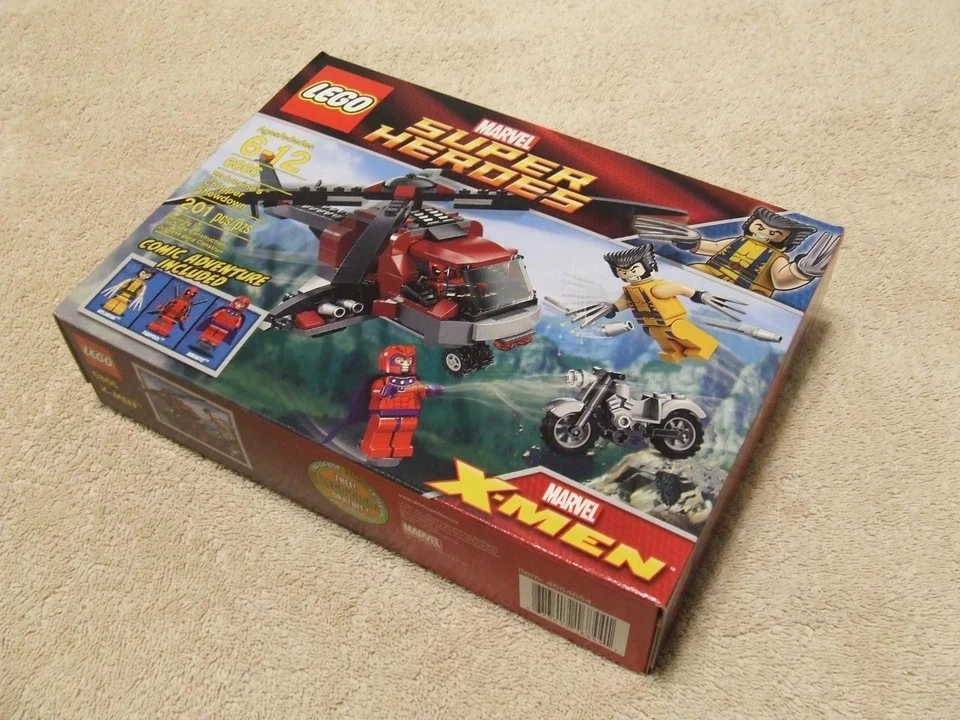 * New * LEGO 6866 Marvel Supper Heroes Wolverines Choppers Showdown Sealed Box - Image 3 of 4