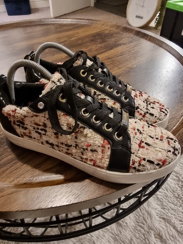 Carvela Joyful Tweed Eu 38 UK 5 Low Rise Trainer Sneaker Rare Summer Holidays - Picture 6 of 11