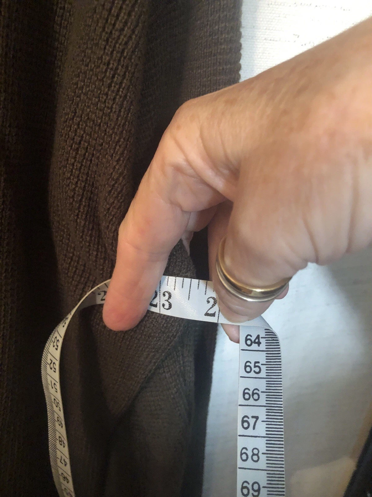 Felpa con cappuccio maglione donna Michael Michael Kors waffle termico verde oliva taglia large