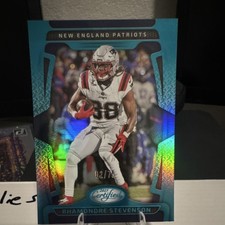 2025 Panini Certified Rhamondre Stevenson #68 Mirror Teal /75 Patriots NFL