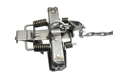 Bridger No. 2 Coil Spring Foot Hold Trap Offset Laminated Jaws Chain Taiwan