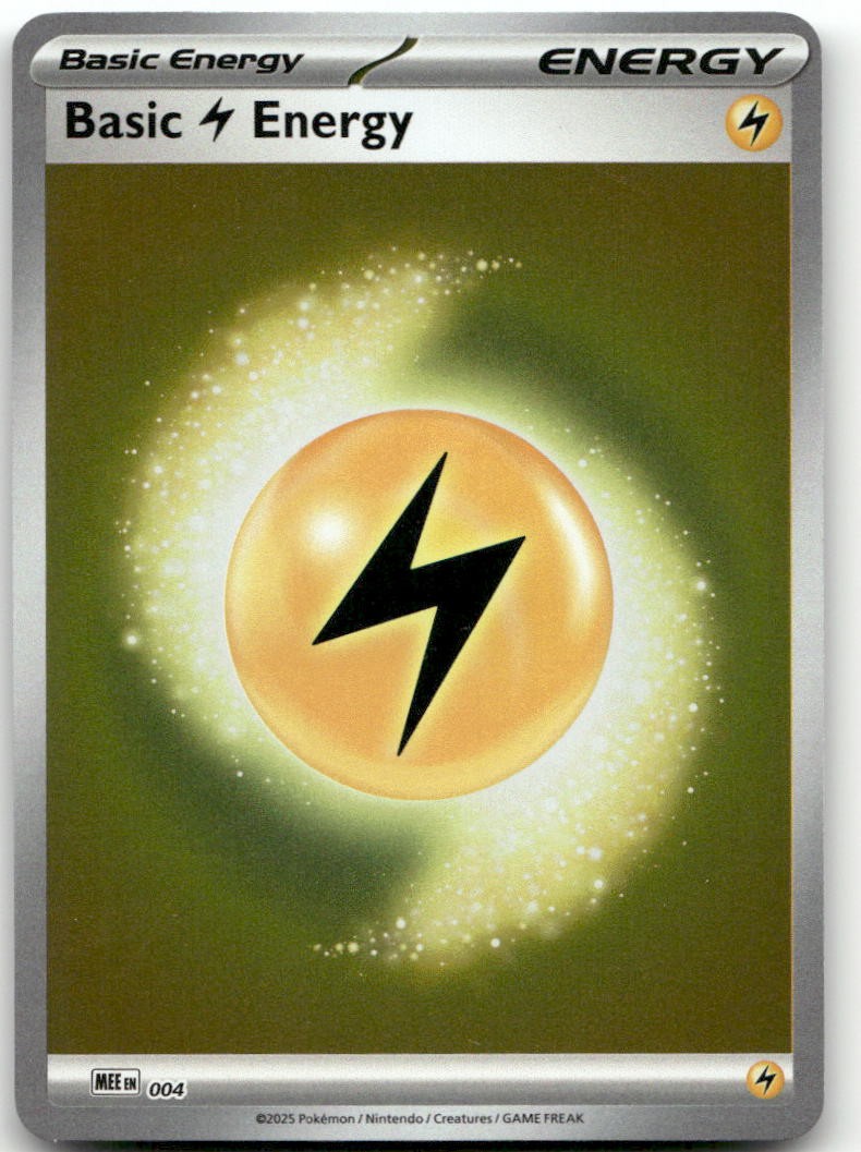 Basic Lightning Energy Reverse Holofoil MEE: Mega Evolution Energies 4 NM