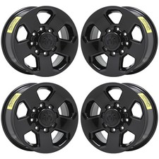 17 Dodge Ram 2500-3500 Truck Gloss Black Wheels Rims Factory Oem Set 2498 17 Dodge Ram 2500-3500 Truck Gloss Black Wheels Rims Factory Oem Set 2498