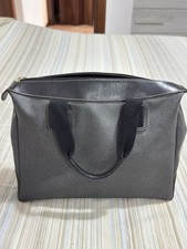 Borbonese by Redwall borsa a mano pelle nera zip doppio manico 90825