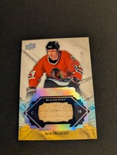 2019-20 Upper Deck Engrained Remnants Stick Bob Probert 012 /100