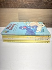 Vintage 1980  s Sesame Street Book Club Lot Of 6 Hardcover Books