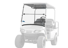 Corsa Blue Front Flip Down Vented Windshield For E-Z-GO TXT Valor 2010+ No Vent